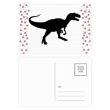 Imagem de Dinosaur Bones, extinção em miniatura, Natal, flor, celebração, cartão postal de bênção