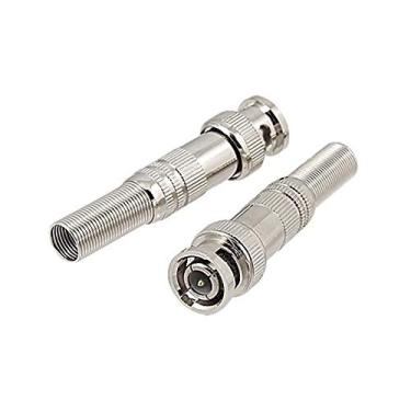 Imagem de Conector BNC com Mola/Parafuso 4mm para CFTV com 10 Unidades