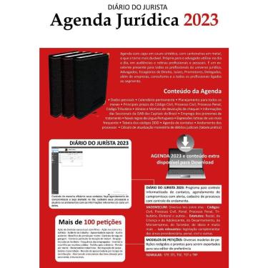 Imagem de Agenda Jurídica 2023 - Diário Jurista/Ag. Eletrônica Grátis