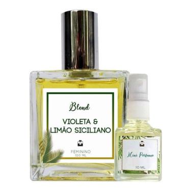 Imagem de Perfume Violeta & Limão Siciliano 100ml Feminino - Blend de Óleo Essencial Natural + Perfume de presente