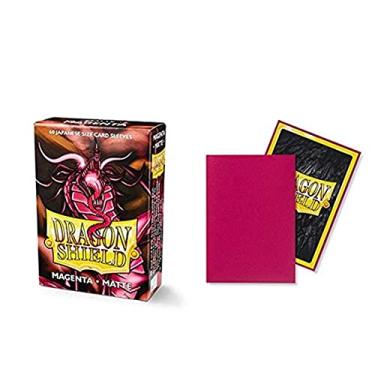 Imagem de Dragon Shield Matte Mini Japanese Magenta 60 ct Card Sleeves Individual Pack
