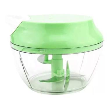 Imagem de Mini Processador E Triturador De Alimentos Manual 3 Laminas