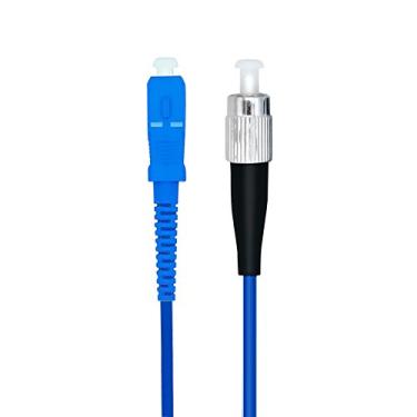 Imagem de Jeirdus 10M SC para FC Cabo de Fibra Óptica Simplex 9/125 SMFFiber Óptica Cabo Jumper Singlemode 10 metros SC-FC