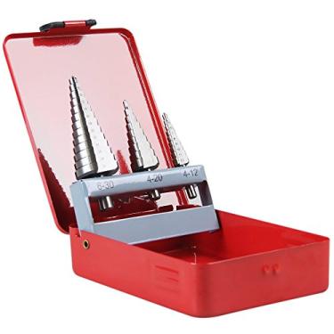 Imagem de Jogo de Brocas Escalonadas em Aço Rápido HSS em Milímetros com 3 Peças-ROCAST-170,0004