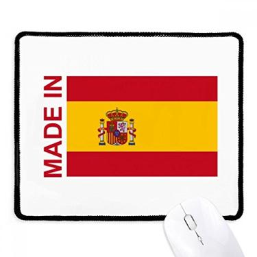 Imagem de Feito na Espanha, Country Love Mousepad com borda costurada, tapete de borracha para jogos