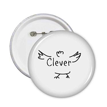 Imagem de Chiken Texto Papel Art Déco, Presente, Alfinetes, Emblema, Botão, Emblema, Acessório, Decoração 5 peças