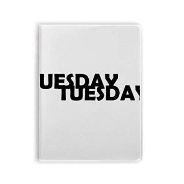 Imagem de Caderno de terça-feira com estampa de personagens elegantes