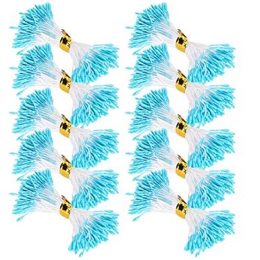 Imagem de Compra Maluca Estame pérola, estame de ponta dupla 900 unidades para artesanato para decoração de roupas para DIY Flores artificiais para acessórios de joias(1mm (#17))