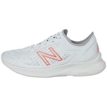 Imagem de New Balance Tênis de corrida feminino Dynasoft Pesu V1, Alumínio leve/aço/Neo Flame, 35