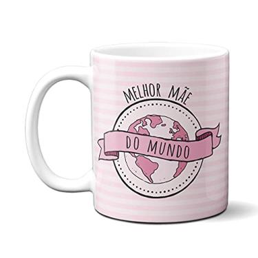 Imagem de Caneca Melhor Mãe do Mundo Rosa Xícara Presente Criativo