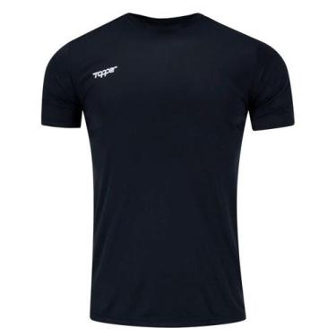 Imagem de Camiseta Masculina Topper Classic Plus Size Preto