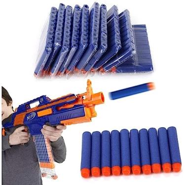 Imagem de Refil Nerf Dardos De Espuma Para Armas Nerfs Kit com 12 Dardos