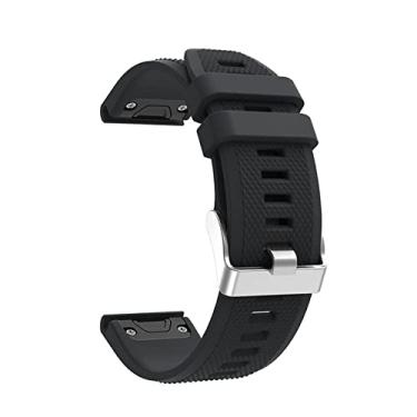 Imagem de NRYCR 20 22 26mm Quickfit Watch Strap Para Garmin Fenix 7 7X 7S 5S 5 5X Plus 6S 6 6X Pro 3HR Pulseira Silicone Easyfit SmartWatch (Cor: B, Tamanho: 26mm Fenix 5X 6X Pro)