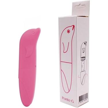 Imagem de Vibrador Ponto G Toque Aveludado Com Formato De Golfinho Rosa YouVibe 12cm PG025G