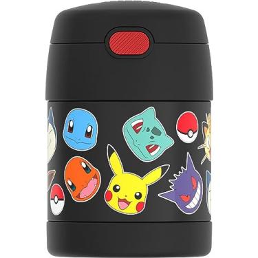 Imagem de THERMOS FUNTAINER Pote de comida infantil isolado a vácuo de aço inoxidável de 290 ml, Pokémon