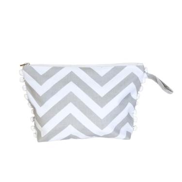 Imagem de Biramar Baby Necessaire Chevron Cinza Cinza