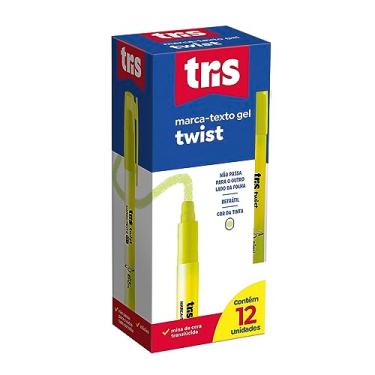 Imagem de Marca Texto Tris Gel Twist Rosa Caixa 12 Unidades