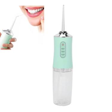 Imagem de Irrigador Jato de Limpeza Dental Eletrico Oral Higiene Bucal Protese Escova Dentes Lingua Gengiva Aparelho Ortodontico Implante