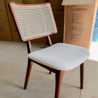 Imagem de Cadeira Madeira Maciça Com Telinha - Zara - Requinte Salas
