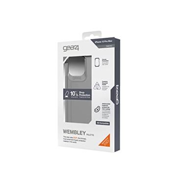 Imagem de Gear4 ZAGG Paleta Wembley compatível com iPhone 12 Pro Max - Proteção avançada contra impactos, tecnologia D3O integrada, capa protetora para celular, fumê (702006060)