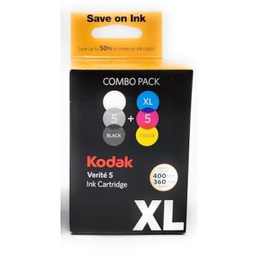 Imagem de Kodak Cartucho de Tinta Combo Verite 5 XL - 5 Cartuchos de Tinta Preta para Impressoras Kodak Verite