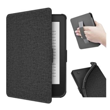 Imagem de enoxboo Capa para Kobo Clara HD de 2018, 6 Polegadas, Estojo com TPU Mole Traseiro e Alça de Mão, Tampa para Ereader com Fechamento Magnético