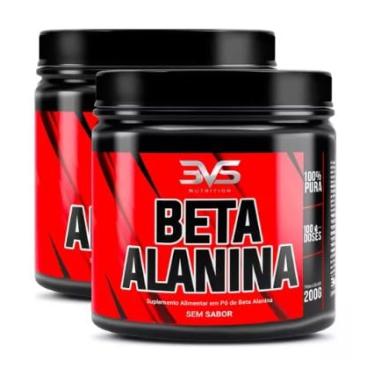 Imagem de 3VS Nutrition Combo 2 Potes Beta Alanina Pura 200g cada Pote