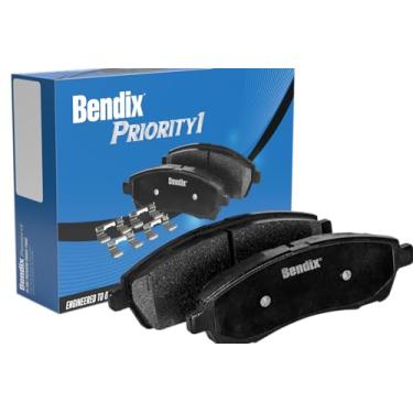 Imagem de Bendix CFC1325 Premium pastilhas de freio de cerâmica sem cobre (com ferragens de instalação traseira)