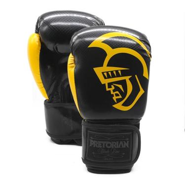 Imagem de Luva Boxe/Muay Thai Pretorian Black Line Amarelo-Unissex
