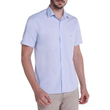 Imagem de Camisa Dudalina MC Slim Wrinkle Free Masculina-Masculino