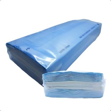 Imagem de Envelope Para Esterilização Grau Cirurgico Auto Clave Auto Selante 9x23 com 200 Unidades Odontologia Podologia Manicure Tatuador Piercing