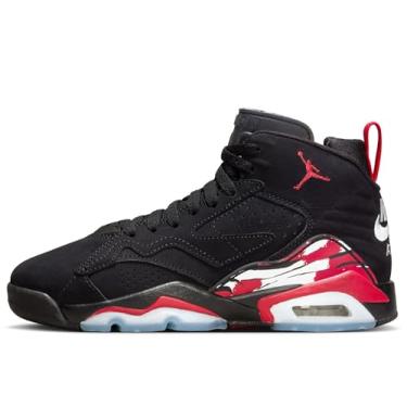 Imagem de Jordan Jumpman MVP para crianças grandes preto/University Red-White (DZ5577 061), Preto/vermelho universitário, branco, 7 Big Kid