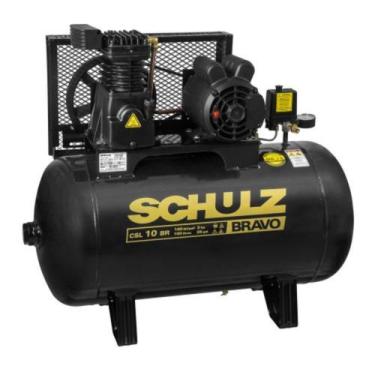 Imagem de Compressor Schulz Csl 10 Bravo 100 Litros 140 Libras 2 Cv Monofásico