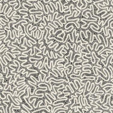 Imagem de Papel de Parede Martha Medeiros Aspecto Têxtil Preto AI5020