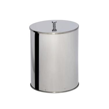 Imagem de Lixeira em Aço Inox 10L com Tampa