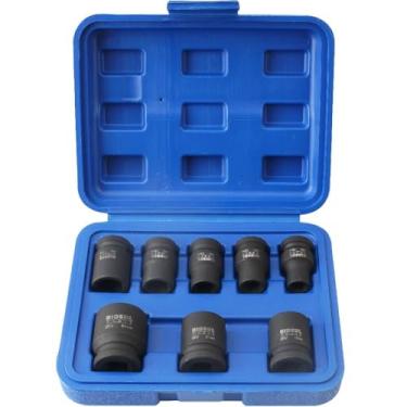 Imagem de Jogo De Soquete Impacto 1/2" 8 Pcs Riosul Tools R010270