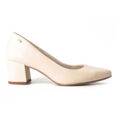 Imagem de Sapato Scarpin Dakota Salto Médio Bloco de Couro G5181 33/40