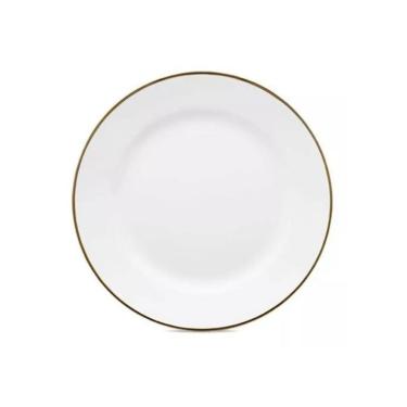 Imagem de Jogo De Pratos Sobremesa Em Porcelana Flamingo Com 6 Peças 22cm Oxford Isabel