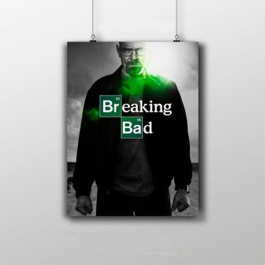Imagem de Placa Decorativa Breaking Bad Poster Série - Walter White