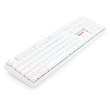 Imagem de Teclado Redragon SURARA Pro RGB Branco (Switch Óptico Vermelho) K582W-RGB-PRO (PT-RED)