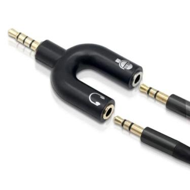 Imagem de Adaptador Headset Fone Microfone P2 X P3 Super Qualidade - Lotus