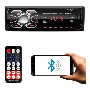 Imagem de Aparelho De Som Carro Automotivo Bluetooth Pendrive Sd Rádio - Lehmox