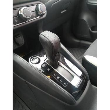 Imagem de Acessório Capa em Couro Manopla Câmbio Automático Nissan Versa 2021 Ki