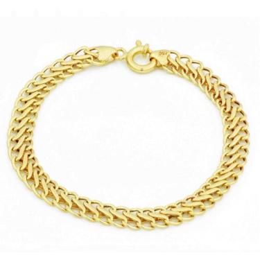 Imagem de Pulseira de Ouro 18K Lacraia 19cm 9,10mm a 13,60mm Media - Elegancy Jo