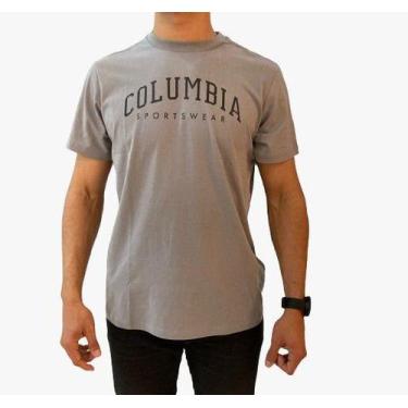 Imagem de Camiseta Arched Brand Masc Cinza - Columbia, M