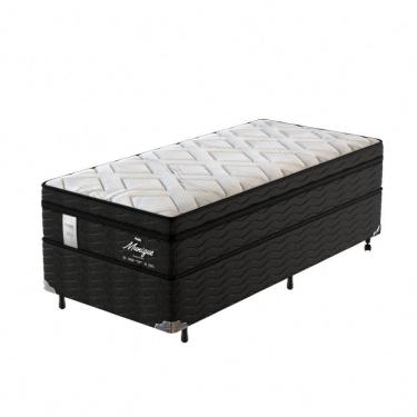 Imagem de Conjunto Box Solteiro Mola Ensacada Probel Munique (88x188x56cm)