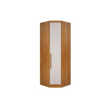 Imagem de Closet de Casal Canto Oblíquo Rizon c/ 1 Porta Freijó/FendiOff - Novo 