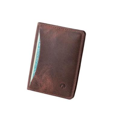 Imagem de Carteira Masculina Couro Legítimo Cnh Cartões Couro50 Sp M4