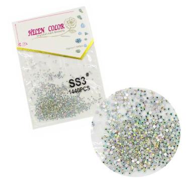 Imagem de Strass alta qualidade cristal 1.5mm furta cor 1.440 peças - HELEN COLO