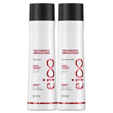 Imagem de Eico Tratamento Obrigatório Shampoo e Condicionador 300ml - Reconstruç